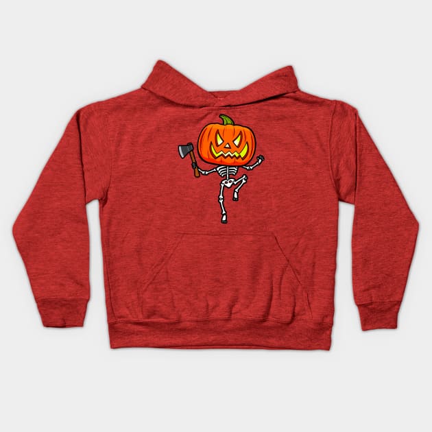 Pumpketon is coming for you Kids Hoodie by hyperactive